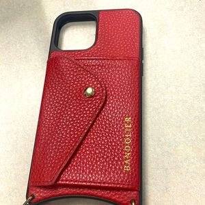 Bandolier iPhone 12 case red